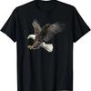 Majestic Flying American Bald Eagle T Shirt Vintage Unisex Slightly Versatile Streetwear Top For Everyday Wear