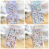 3D Ghost Family Embossed Crystal Stickers - Cute Cartoon Kids Handicraft Reward Decals for Phone Album & DIY Crafts
