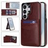 Leder Portemonnaie Hülle für Samsung Galaxy S23 S24 S25 S26 Ultra Plus A57 A37 A56 A36 A26 A16 A55 Leder Kartenhalter Hülle Ständer