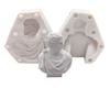 3d Bust Mold Portret Schiță Tencuială Silicon Mucegai pentru bricolaj