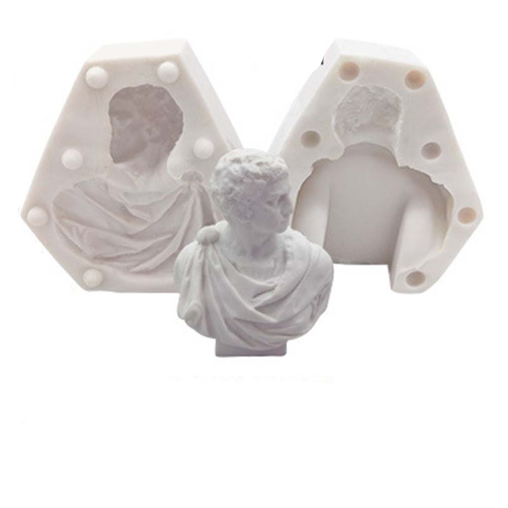 3d Bust Mold Portret Schiță Tencuială Silicon Mucegai pentru bricolaj