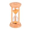 Clessidra Timer Resistente per Bambini: Ornamento rotondo in legno 1-30 Min