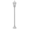 VidaXL 6x Lampe de Jardin à Piquet E27 Aluminium Blanc Éclairage de Terrasse 44215