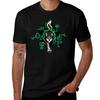Green And Black Wolf Tshirt Work Wear Breathable Tee