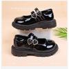 Children's shoes, girls' small leather shoes for spring and autumn2026New black soft-soled shoes for middle and older children and elementary school