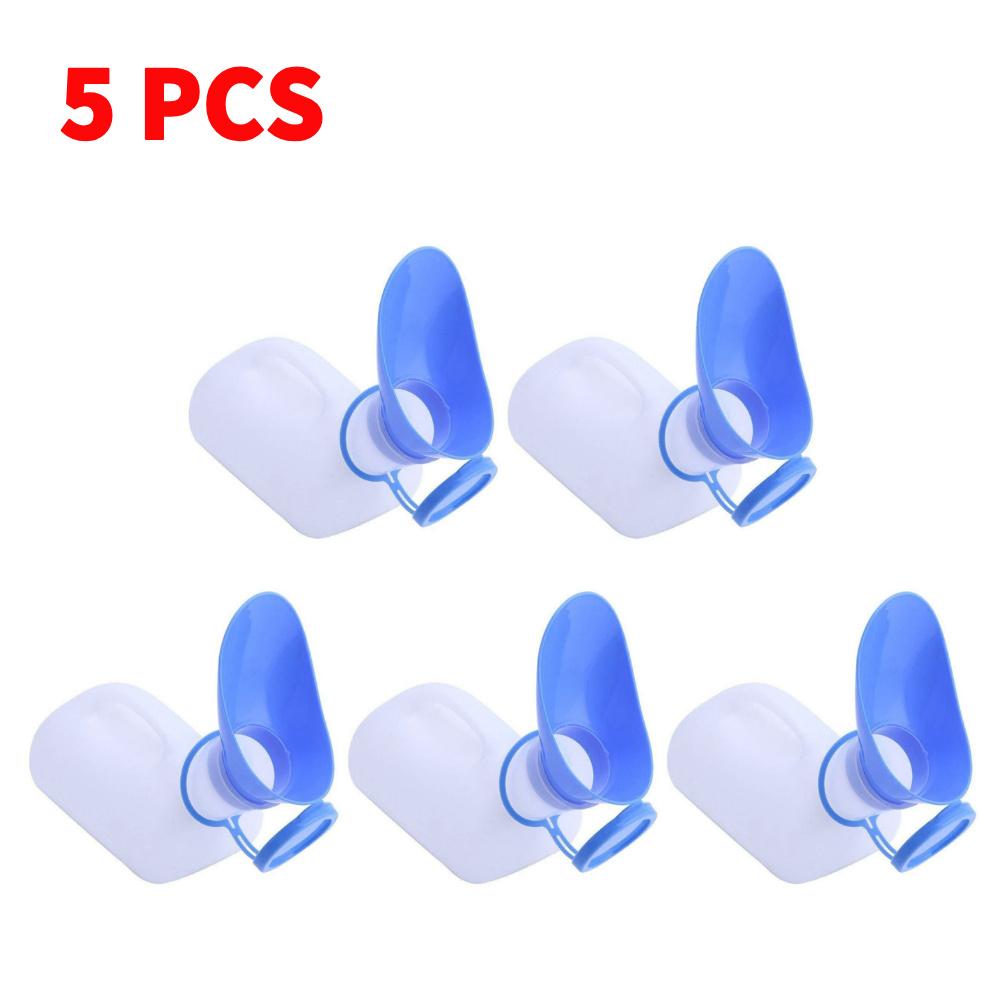 1-5PCS Reusable Plastic Mobile Urinal Toilet Aid Bottle Outdoor Camping Car Urine Bottle For Women Men Journey Travel Kit