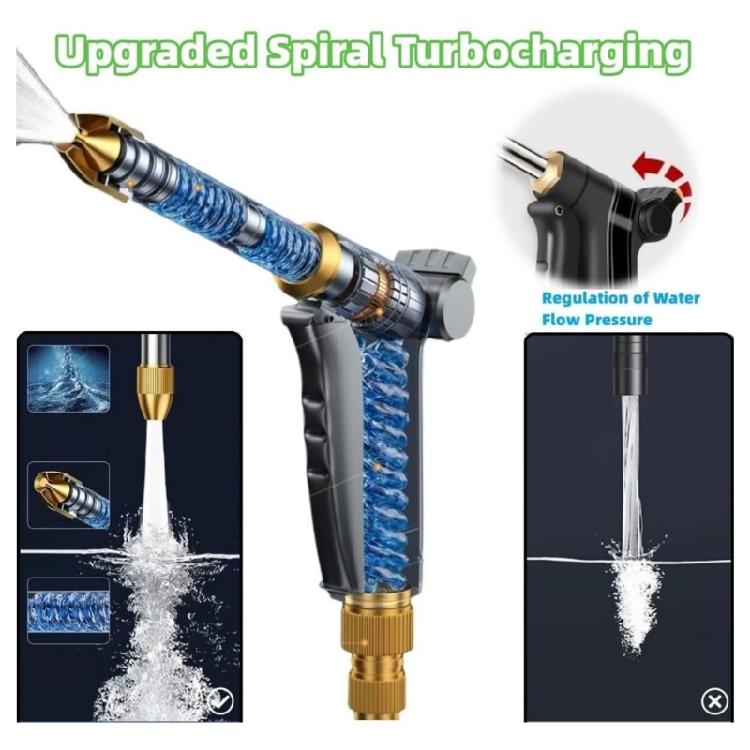 Portable High Pressure Water Adjustable Metal Cleaning Car Washing Machine Garden Watering Hose Nozzle Sprinkler Foam Water