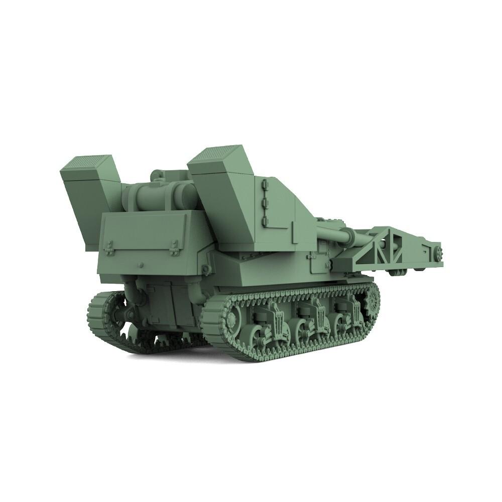 SSMODEL 1/200 Military Model Kit US M3 Grant With Paravane Medium Tank