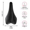Selle Italia SLR Advan S1 130 x Hollow Black Saddle, Size 242mm, Rails Steel,