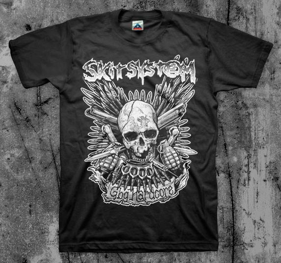 Футболка Skit System  GBG Hardcore  (Disfear D Beat Victims Wolfbrigade Driller ) Футболка Unisex XXL