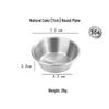 304 Stainless Steel Round Korean & Japanese Sauce Dish