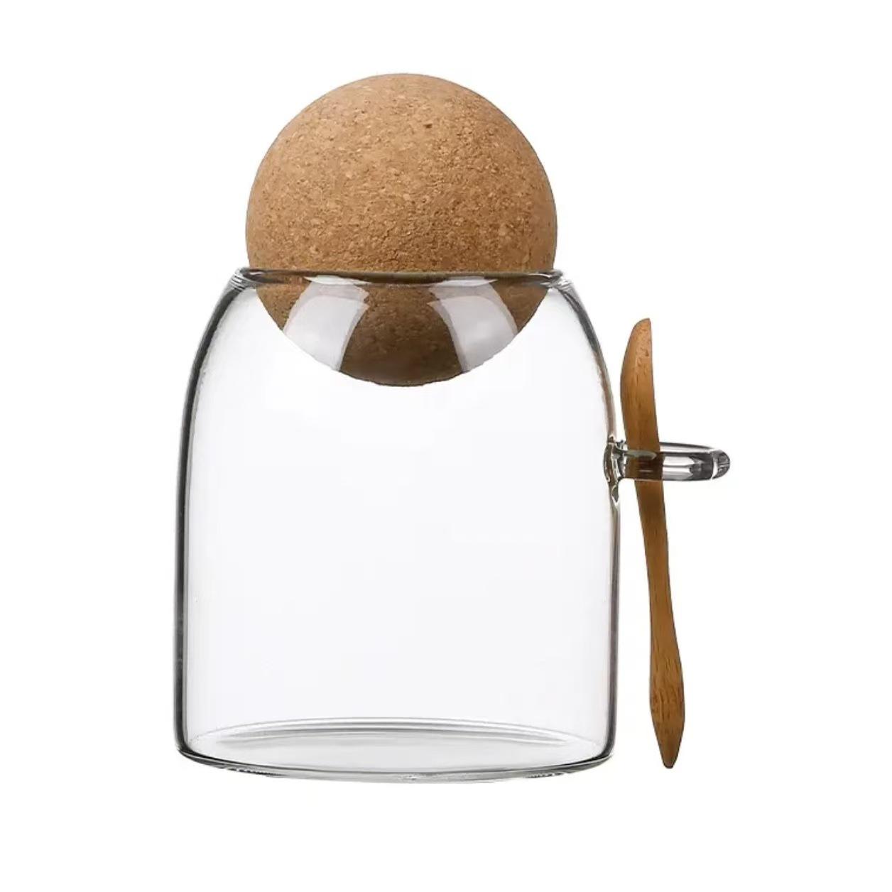 

1 шт. Герметичные контейнеры для хранения продуктов, банки, стеклянная банка с крышкой, герметичный контейнер, банки для сахара и чая, герметичные кухонные кофейные банки A(500ml) разноцветный