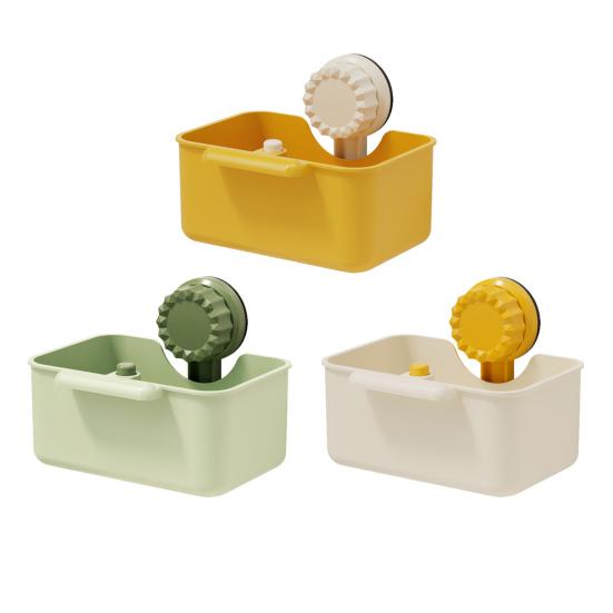 Suction Cup Sink Strainer Sink Debris Catcher Basket Removable Kitchen Sink Drain Strainer for Food Scraps No-Touch Waste Disposal