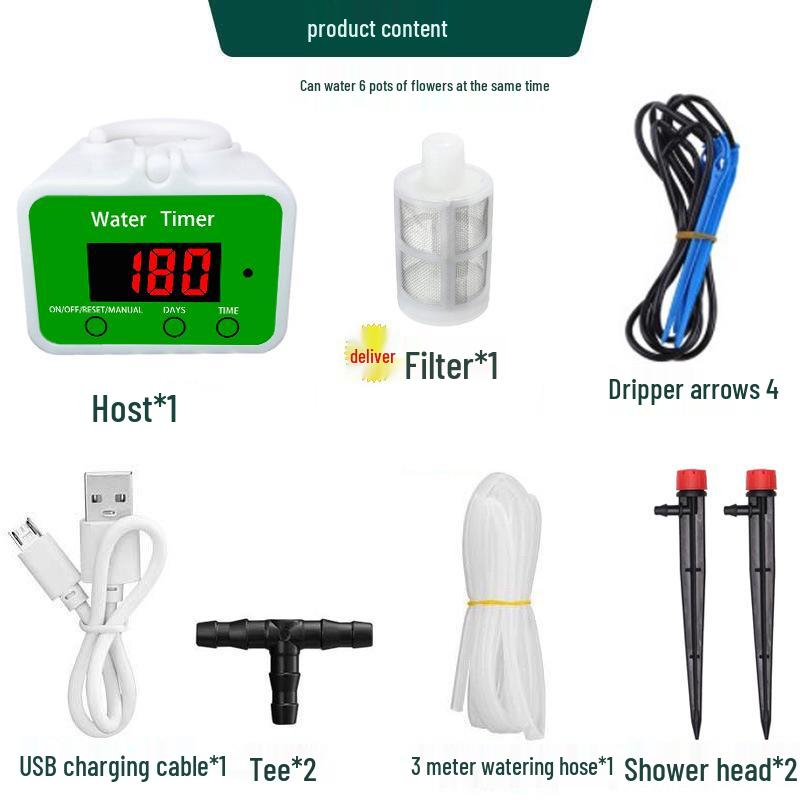 Smart Drip Irrigation Timer for Home Plants and Bonsai