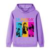 B1203 Kids Boys Girls Kpop Rumi Zoey Mira Print Long Sleeves Hoodie