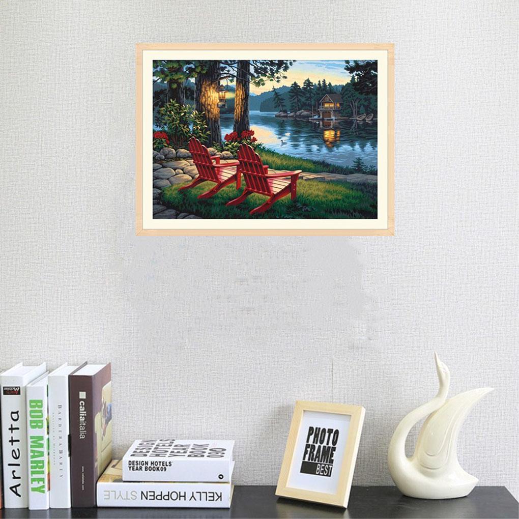 DIY Flower Scenery Crystal Stitch Living Room Diamond Needlework Bedroom Rhinestones Embroidery Painting