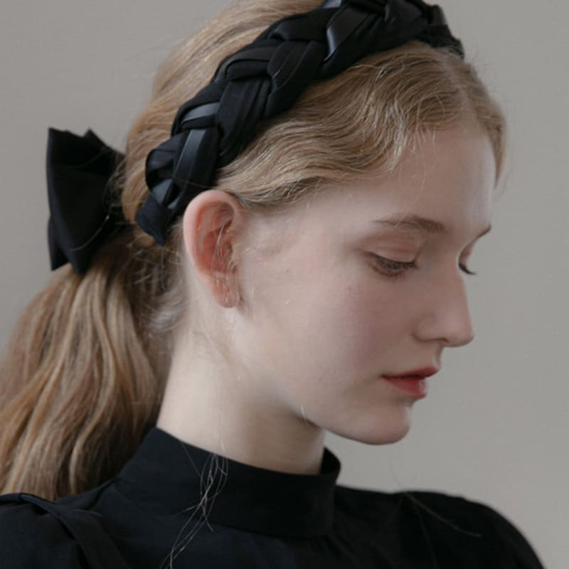 Jean Paul Clarisse Leather French Hairband JP-22-192HB