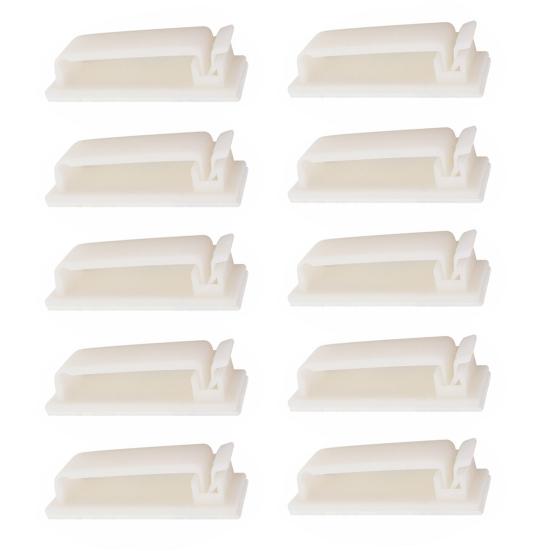 10Pcs FC-30 Cable Adhesive Cord Management Winder Strong Organizer Cable Clip Wire Tie