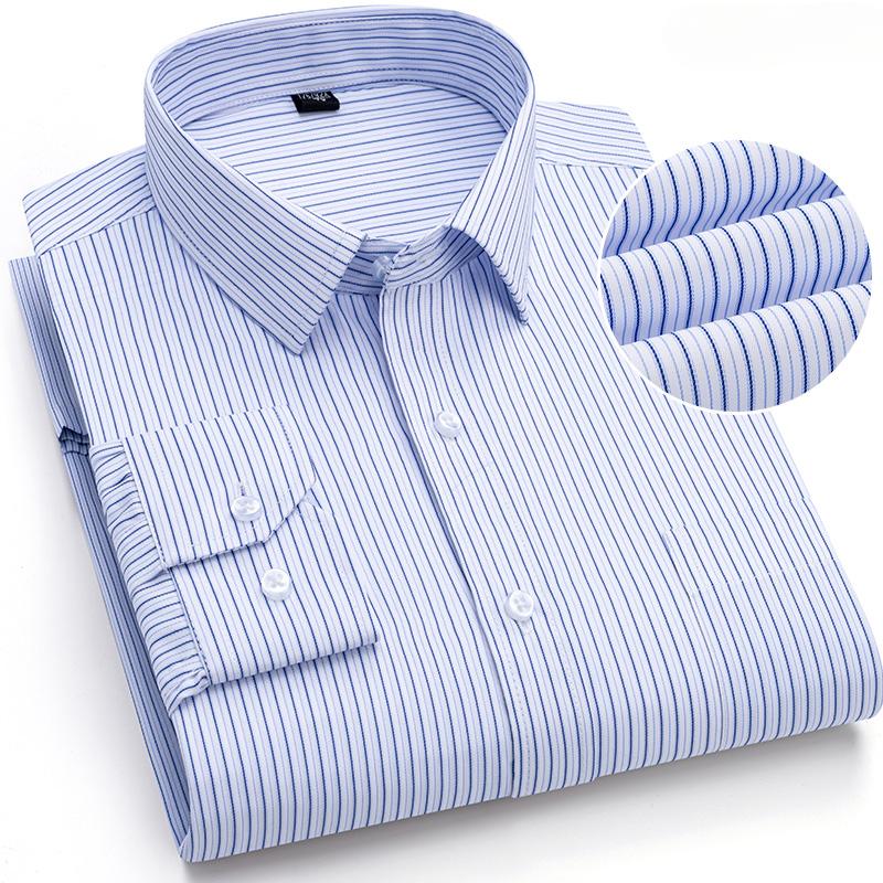 New in shirt elegants cotton long-sleeve shirts for men slim fit Casual plain shirt plaid designer tops soft houndstooth clothes