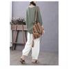 Retro Plus Size Women's Summer Batwing Sleeve Slimming Top