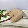 Summer Straw Bag Seaside Vacation Beach Woven Bag Large Capacity Shoulder Tote Bag