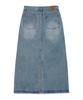 COVERNAT WOMAN Denim Long Skirt Blue