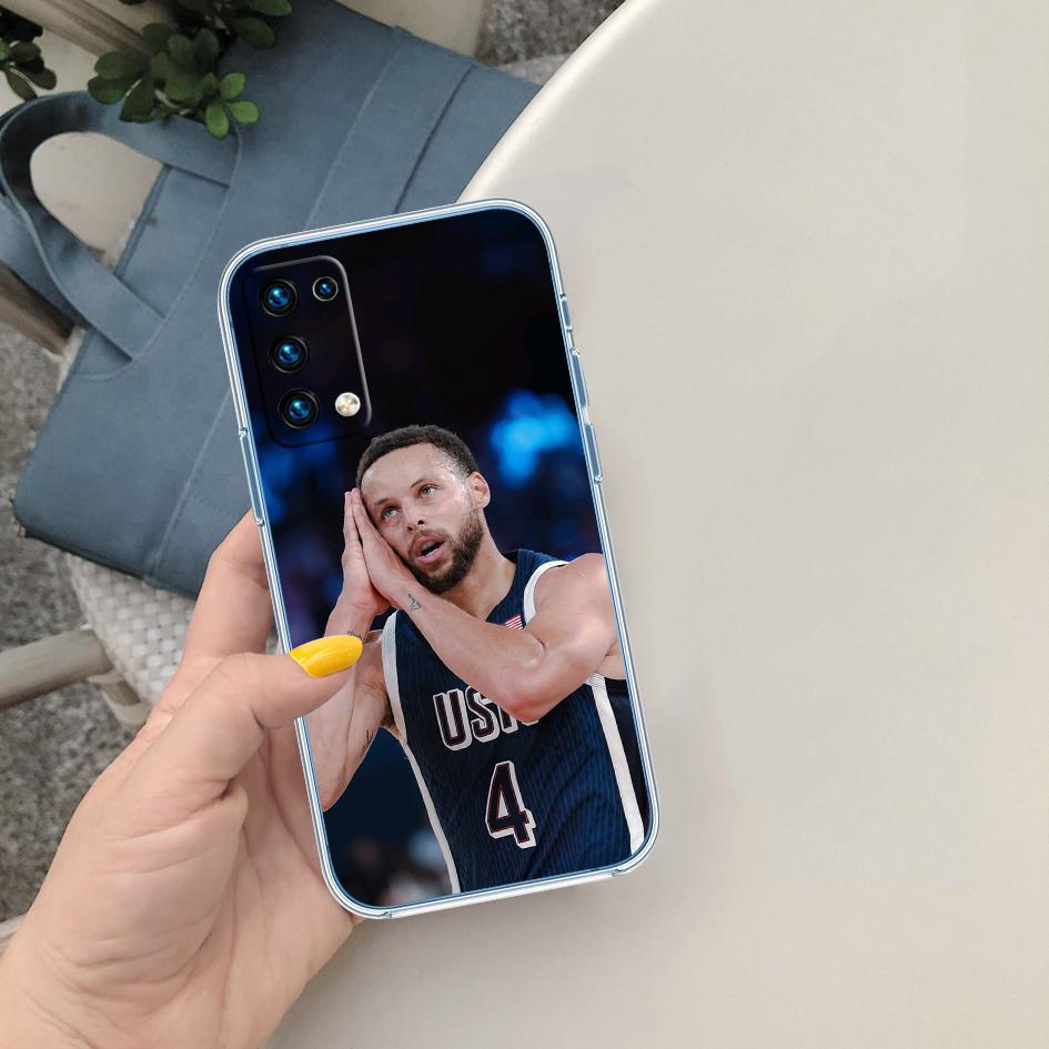 

BF23 C-Curry Basketball Star Soft Shell Transparent Phone Case for Samsung Galaxy A04 A04S A14 A23 A34 A54 M23 M33 M52 M53 Galaxy A54 5G