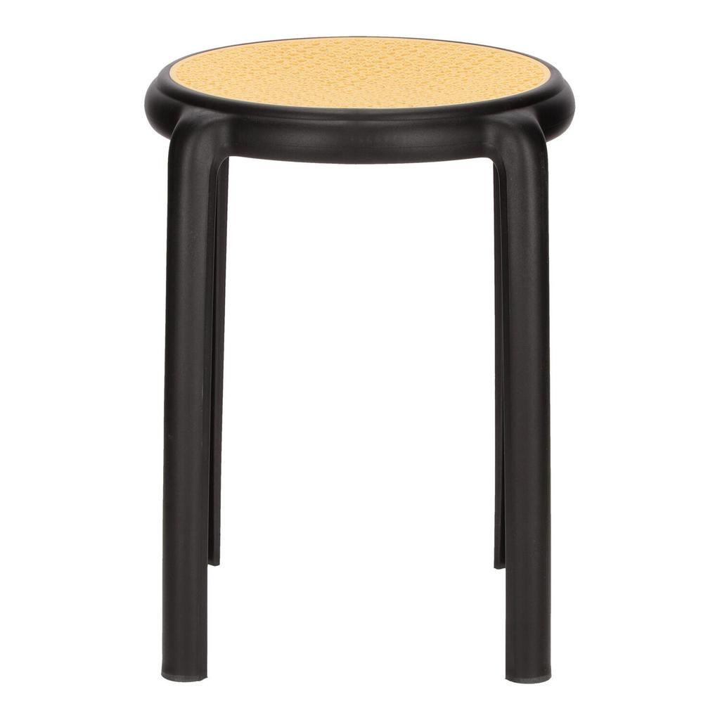 Zula Stool Beige/Black Made Of Polypropylene Braid
