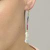 Boucles d'oreilles - LUXENTER - Euphoria de Colores - Argent sterling 925 - Perle blanche - Finition or jaune 18 ct