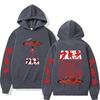 Japanese Science Fiction Cartoon Movie Anime Akira Shotaro Kaneda Graphic Hoodie Men Women Hip Hop Vintage Oversized Sweatshirt