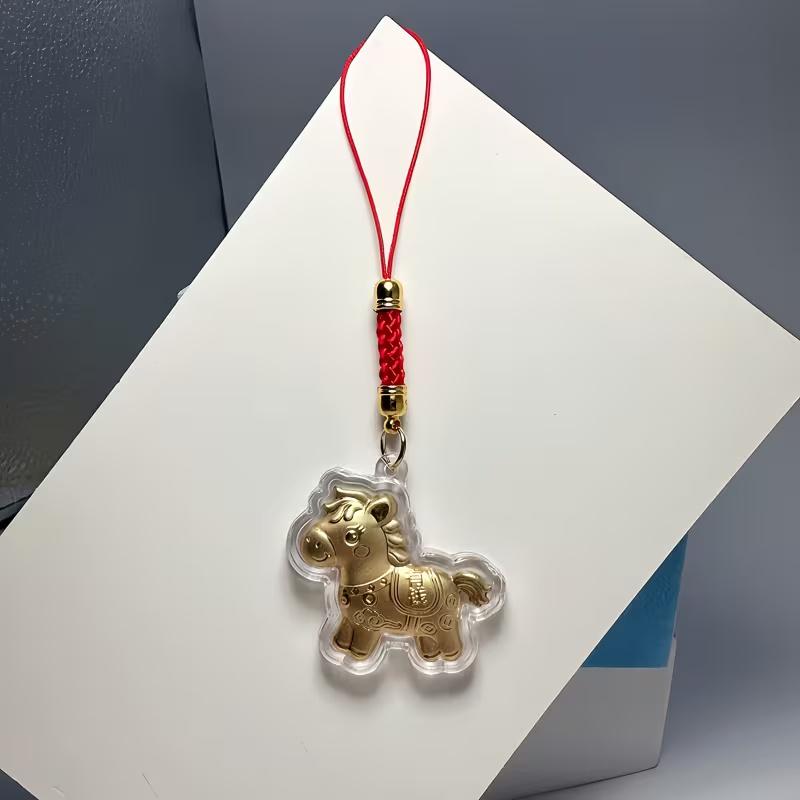 2026 Year of the Horse Phone Charm - Lucky Pony Cellphone Accessory for Mobile & Bag Decoration Other