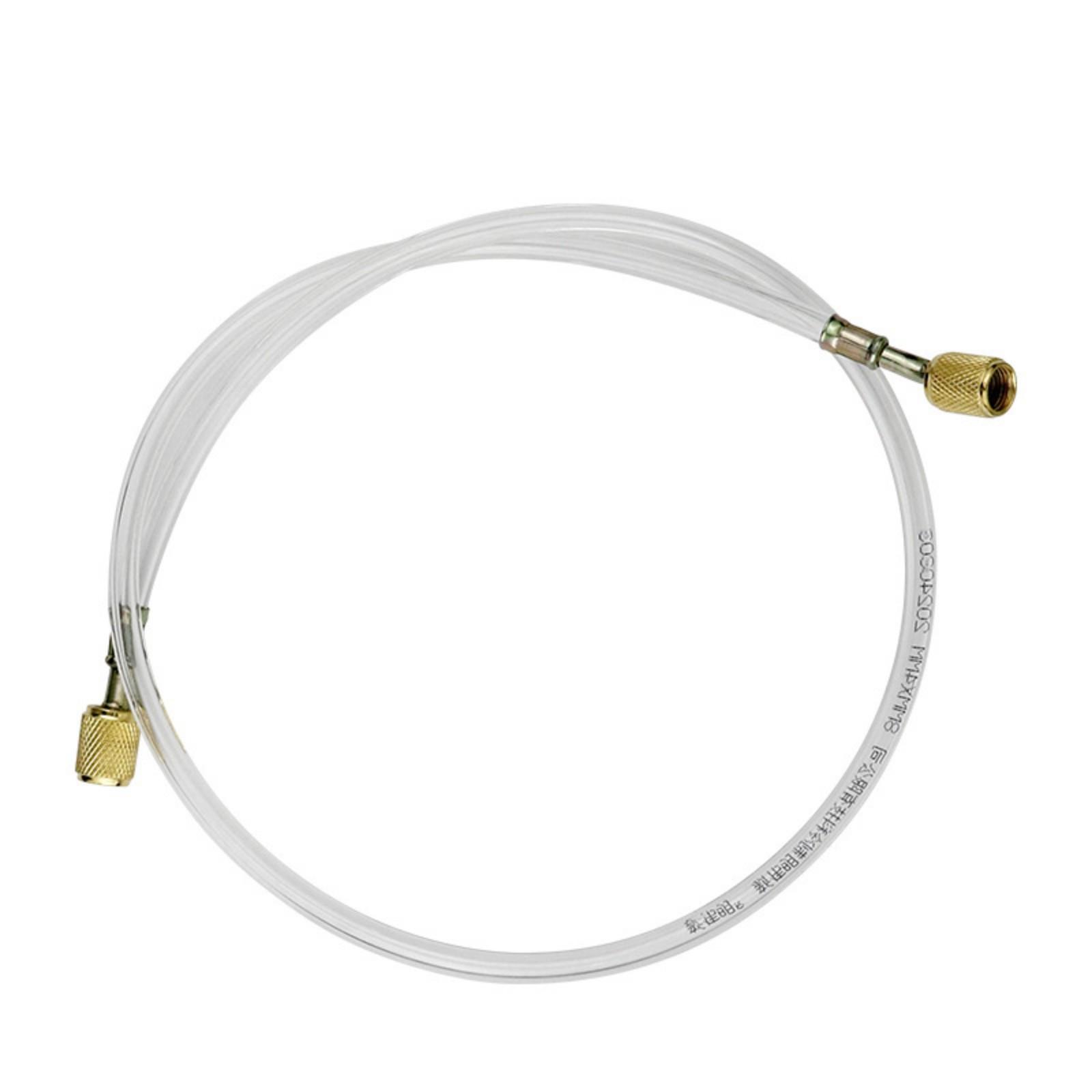 

1/1,5 м Прозрачная трубка для заправки под высоким давлением Прозрачная трубка для кондиционера Холодильника Шланг для заправки фреонами C