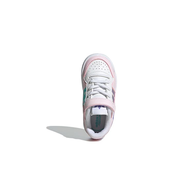Adidas Originals Forum Low El Casual Low Top Walking Shoes Baby Shoes Pink White GY8200