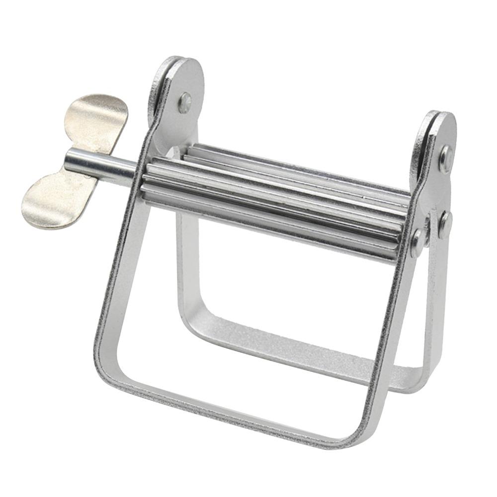 Silver Metal Paste Squeezer Durable Easy To Use Toothpaste Tube Squeezer Reasonable Easy To Store Hair Paste Squeezer Household