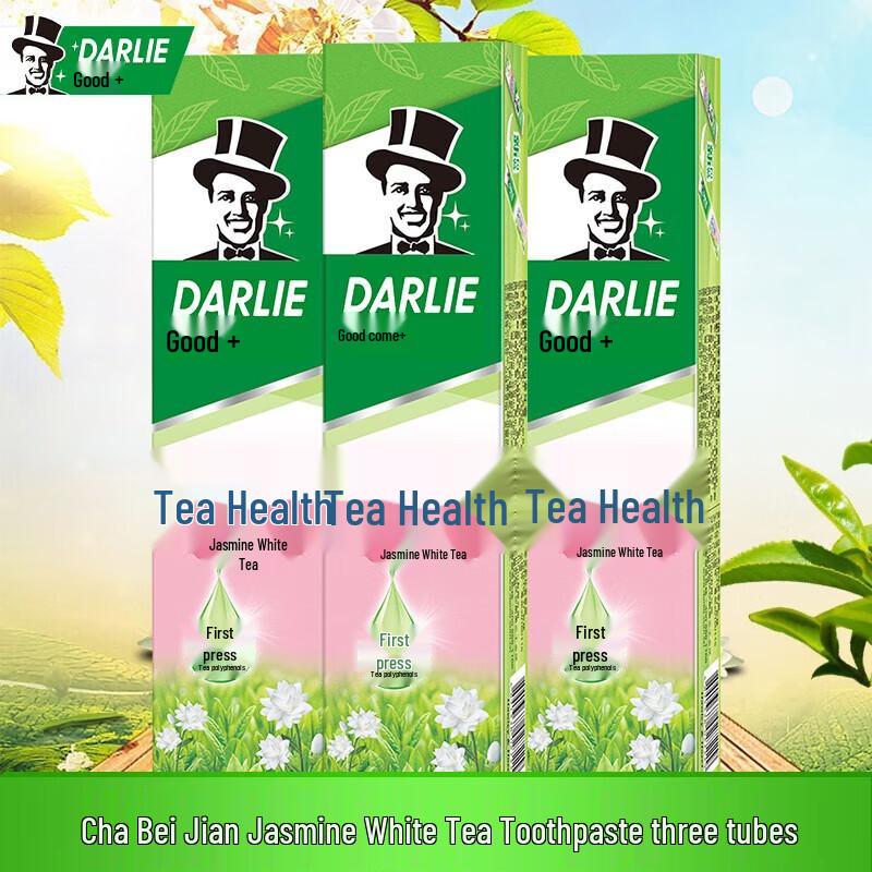 

Darlie Tea Care Jasmine White Tea Toothpaste Triple Pack