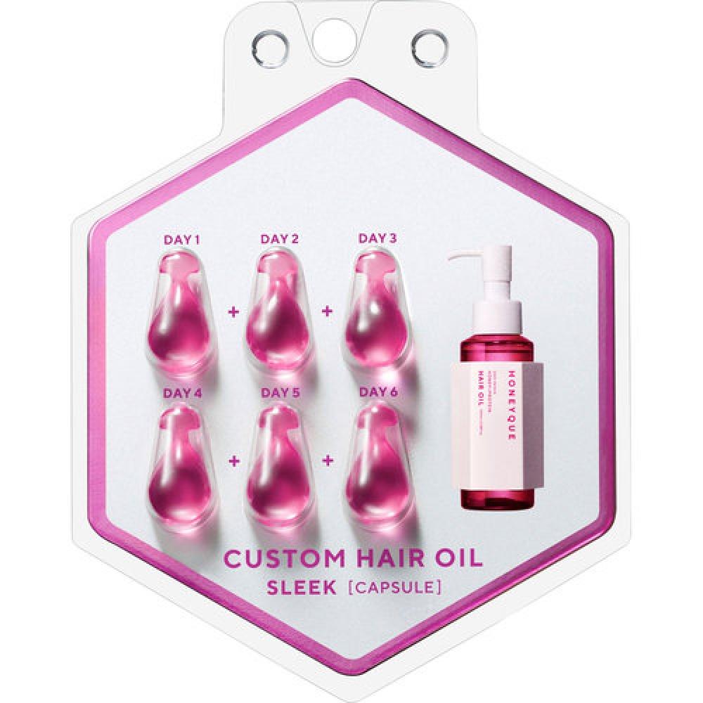 

Honeyke Deep Repair Масло для волос на заказ, гладкие капсулы с ароматом розовых ягод, 500 мг x 6 шт.