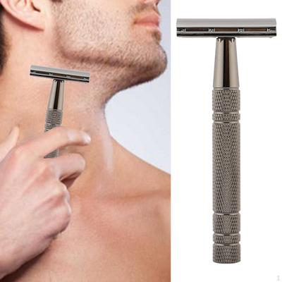 Classic Men Double Edge Safety , Hair Removal Shaver Shaving Grooming Tool for Barber Shop with