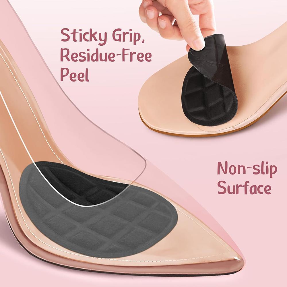4 Pair Ball of Foot Cushions, High Heel Inserts All Day Pain Relief and Comfort