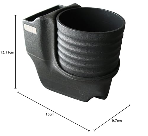 ALCABO Drink Holder, Black Cup, for Porsche 996/986 Left-Hand Drive, AL-104B