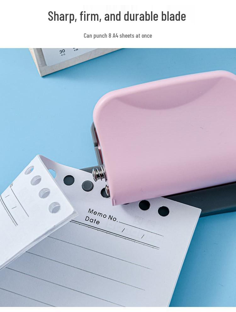 6-Hole Adjustable Metal Office Puncher