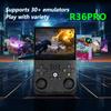 NEU R36PRO Retro Handheld-Videospielkonsole Linux-System 3,5-Zoll-IPS-Bildschirm Tragbarer Taschen-Videoplayer 64 GB Spiele