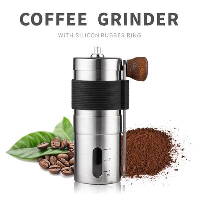 Manual Coffee Grinder Adjustable Particles Size Stainless Steel Coffee Bean Grinder for Household Stainless Steel Coffee Grinder