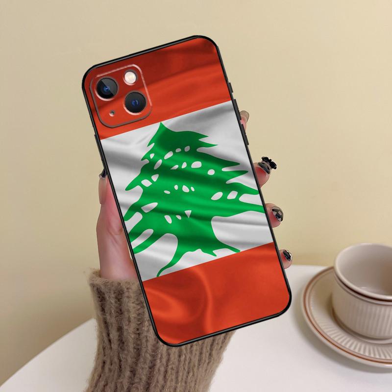 

Lebanon Flag Phone Case For iPhone 15 Pro Max 11 12 13 14 16 17 Pro Max mini Plus 16e 17 Air Cover Funda iPhone 15 Plus