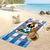 Coventry City FC Personalized Printed Beach Towel Soccer Logo Support Custom Name Text Absorbent Towel For Sport Travel Special Gift