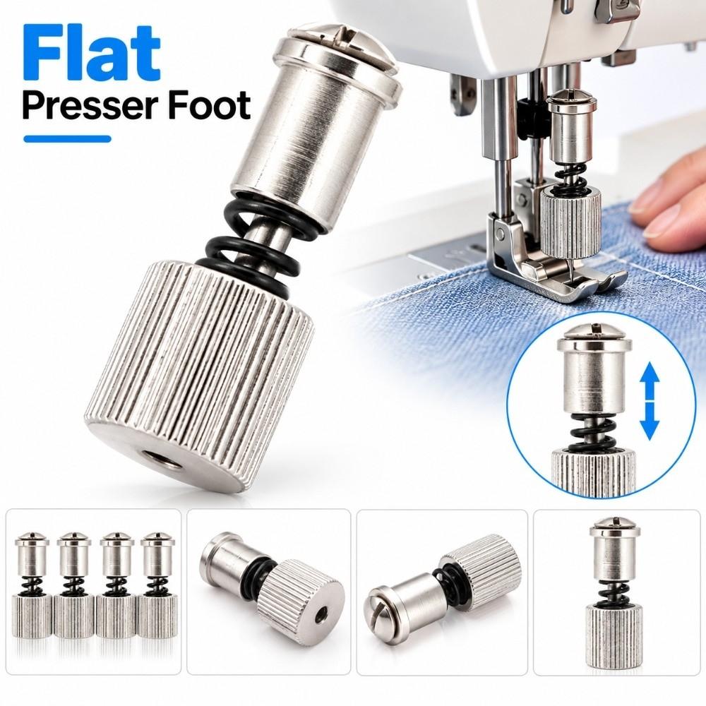 Metal Presser Foot Fastener Silver Sewing Machine Feet New Spring Clamp For Domestic Sewing