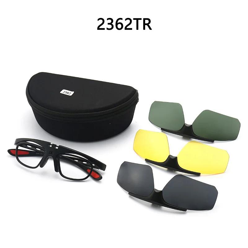 

2362 TR Men Flip Up Sunglasses Outdoor Sports Driving Fishing Goggles Sun Glasses With Box UV Protection Polarized light