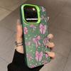 Ins Korean Simple Pink Bow Phone Case for iPhone 15 Pro Max 14 13 12 11 XS X XR 7 8 Plus 15 Luxury Lens Protection Laser Cover