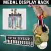 Wall Mounted Medal Hanger Holder Large Capacity Ribbons Medal Display  Volleyball Basketball