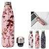 Flower thermal bottle black 500ml