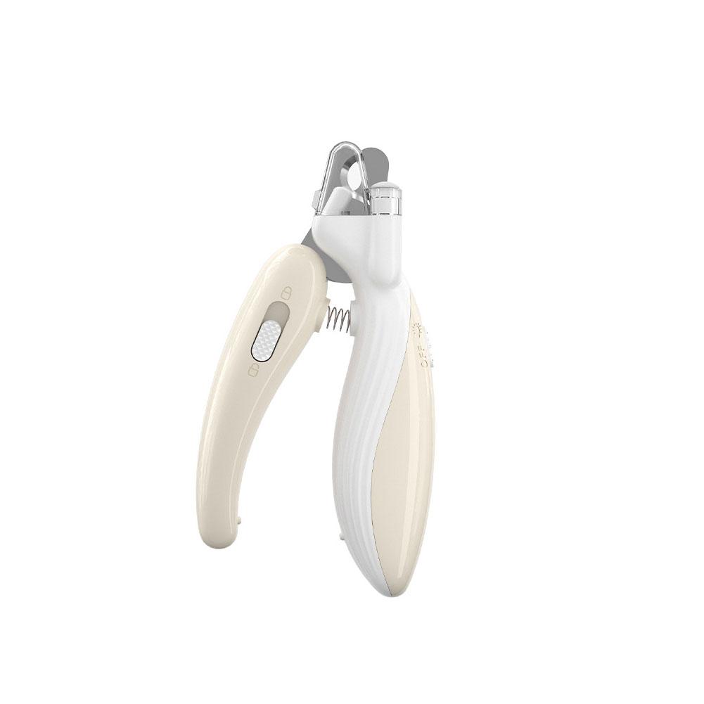 Pet Nail Clippers Dog Cat Nail Trimmer Labor-Saving Nail Clipper Convenient LED Electric Nail Grinder Dog Grooming Pet Scissors